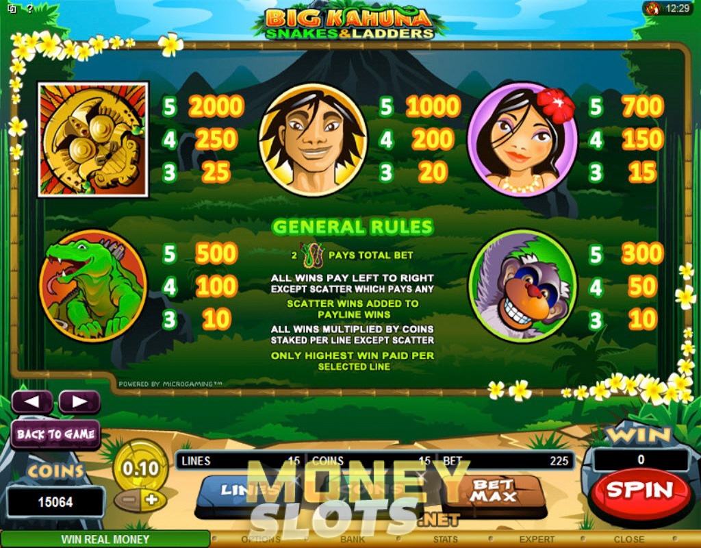 Big Kahuna Snakes & Ladders Slots - Play it Now for Free Big Kahuna Snakes & Ladders Slots - Play it Now for Free