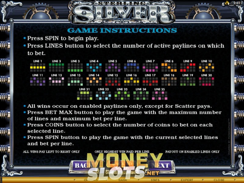 Sterling Silver 3D™ Slot Machine Game to Play Free in Microgamings Online Casinos Sterling Silver 3D™ Slot Machine Game to Play Free in Microgamings Online Casinos