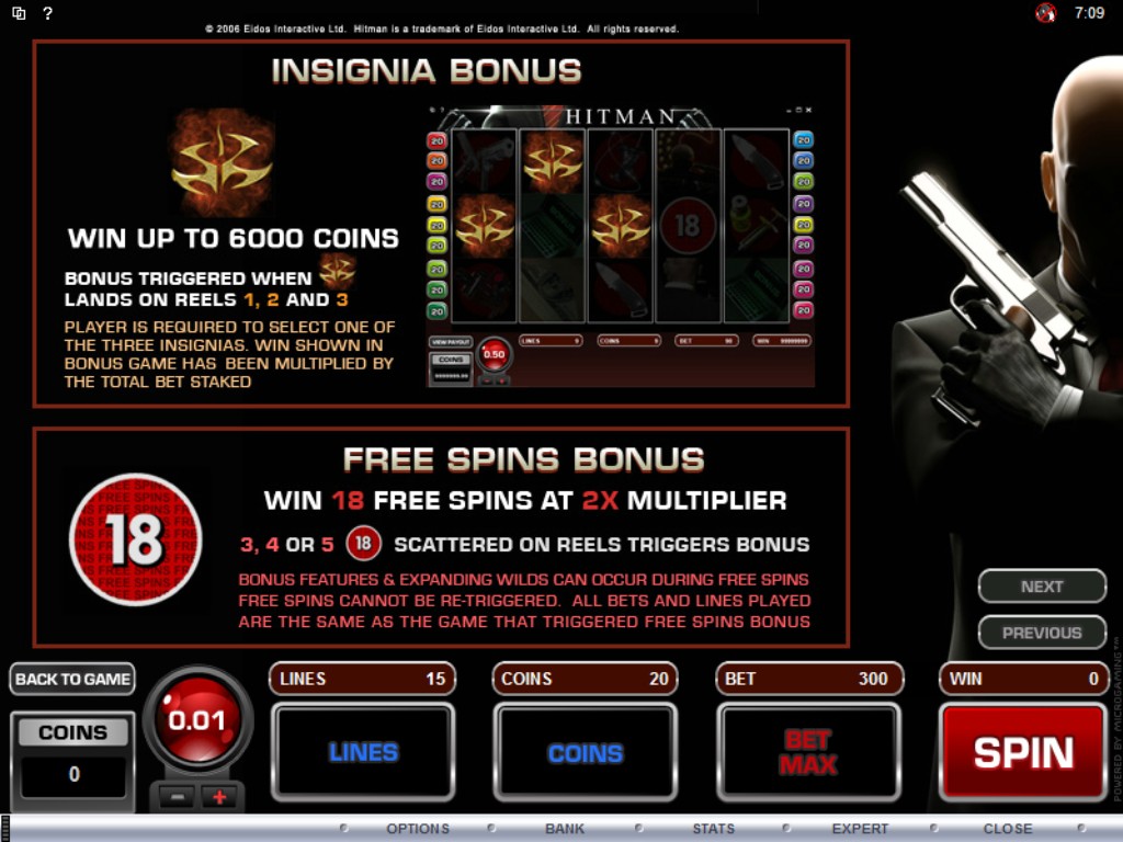 Hitman slots free online