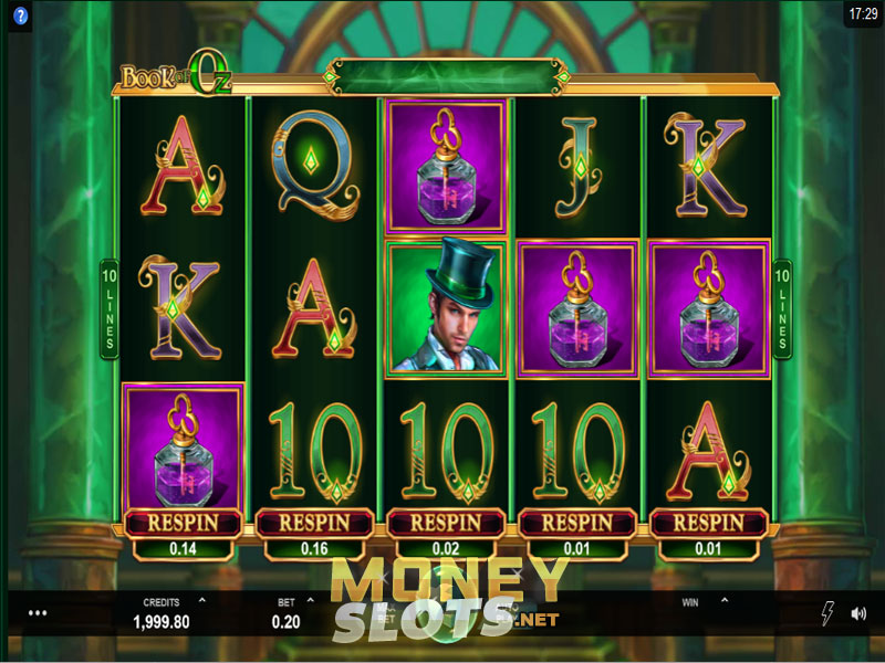 Book of oz online slot machine review 2020