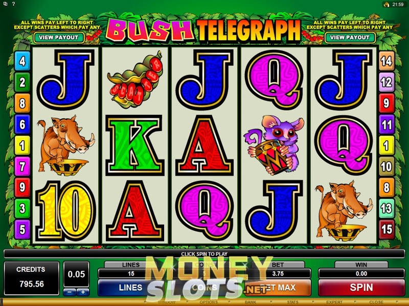 Bush Telegraph Slots Bush Telegraph Slots