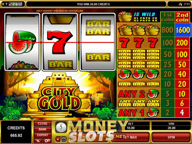 City Of Gold Slot Machine