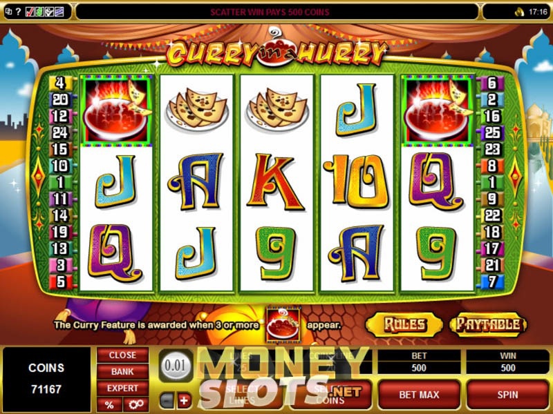 Curry In A Hurry Slots