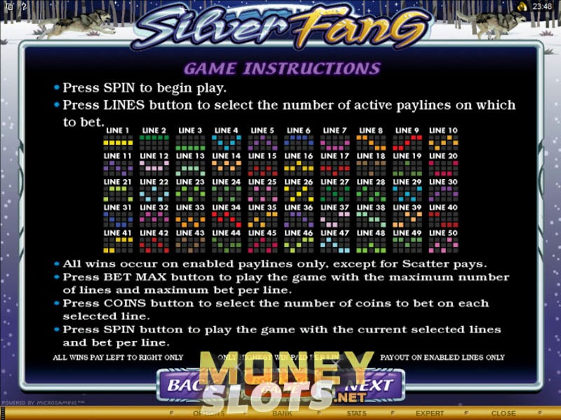 Relax With The Silver Fang Slots And No Download