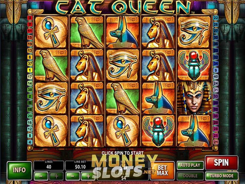 Cat Queen Slots If you head to any online casino, it probably won’t take you too long to find a slot based around ancient Egypt, as almost every site will have at least one and maybe more.With such competition, PlayTech need to raise the bar here for the game to make its mark, and at first look, this game certainly appears to be a contender.
