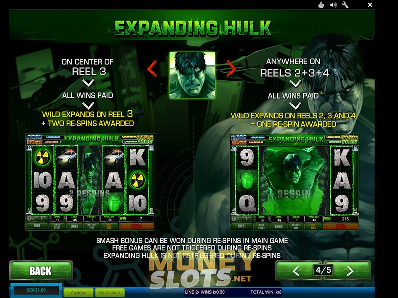 Play The Incredible Hulk Slot