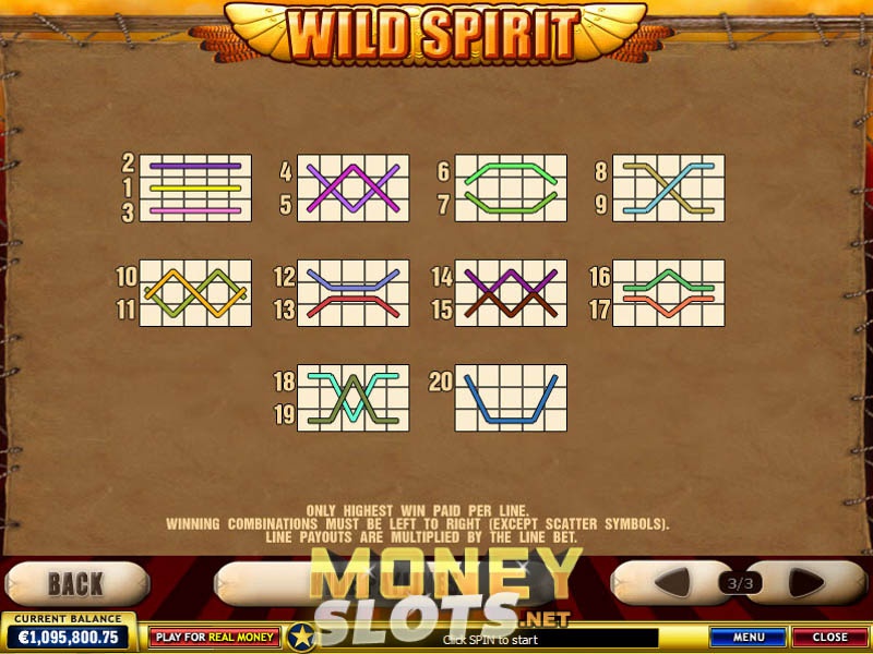 Unlock great winnings playing wild spirit slots How To Win At Wild Spirit Slots.There are so many ways to win in this slot, and all you need to do is land three or more matching symbols on the reels running from left to right in order to receive a payout.The highest-paying symbol in the game is the white horse, and this icon is also the Wild.Küçükköy