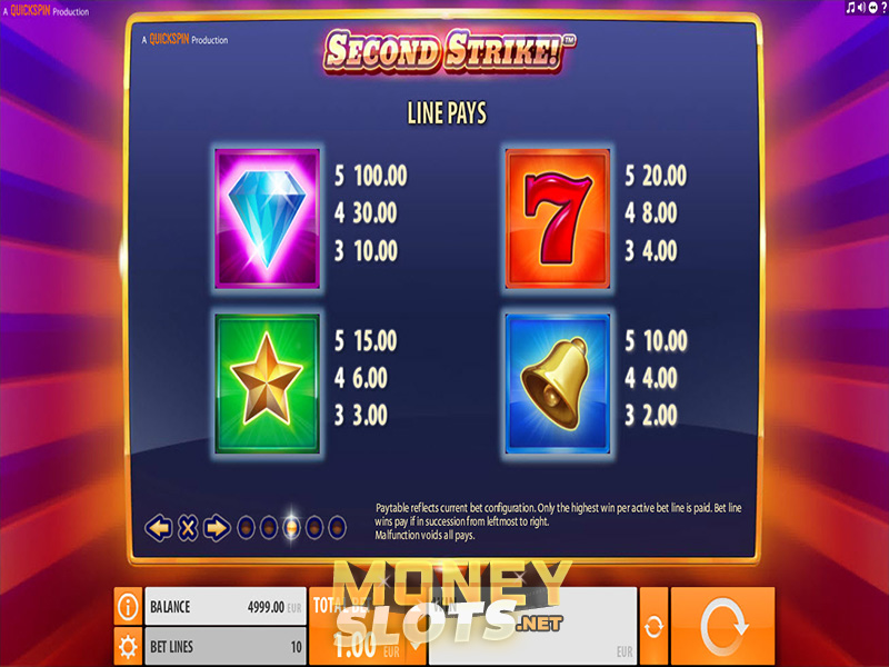 Second Strike Slot Review | Quickspin | Play Second Strike Slot